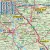 Polska mapa ścienna administracyjno-drogowa z tablicami rejestracyjnymi na podkładzie do wpinania, 1:500 000, ArtGlob