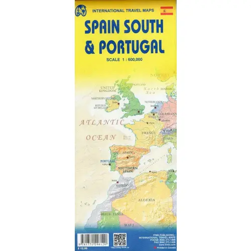 Spain South & Portugal, 1:600 000