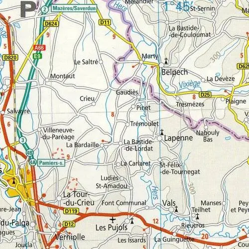 Pyrenees, 1:250 000