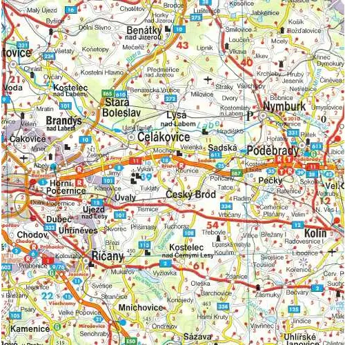 Czechy mapa 1:400 000 Freytag & Berndt