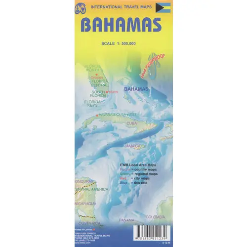 Wyspy Bahama mapa 1:500 000 ITMB