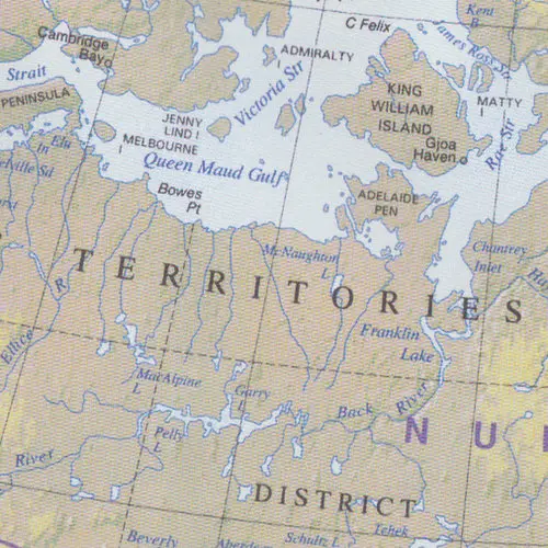 Kanada mapa 1:6 000 000 ITMB
