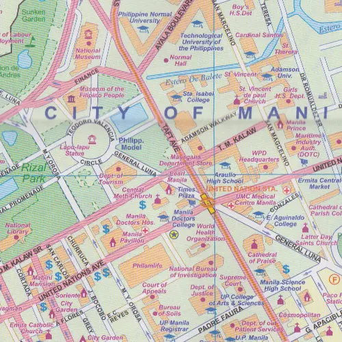 Manila mapa 1:12 000 ITMB