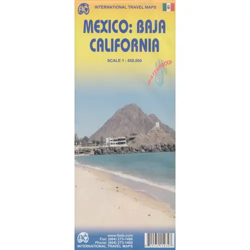 Meksyk Baja California mapa 1:650 000 ITMB