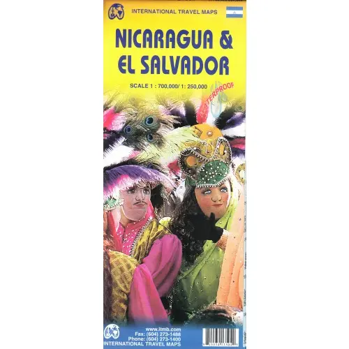 Nikaragua i Salwador mapa 1:700 000/1:250 000 ITMB