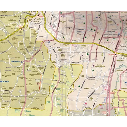 Dżakarta mapa 1:21 000/1:75 000 ITMB
