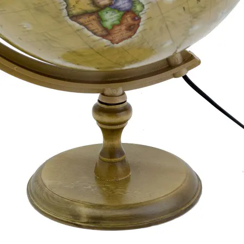Globus polityczny retro, podświetlany 32cm Zachem