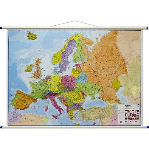 Europa mapa ścienna polityczna 1:4 300 000