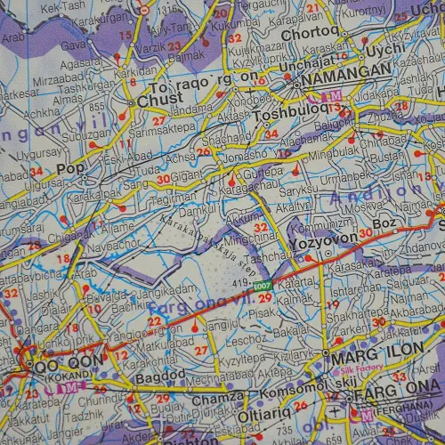 Mapa ścienna Azja Środkowa 1:1 500 000 Freytag & Berndt