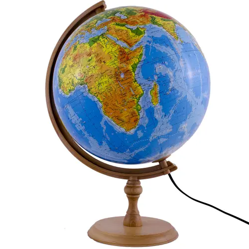 Globus fizyczny podświetlany 32cm Zachem