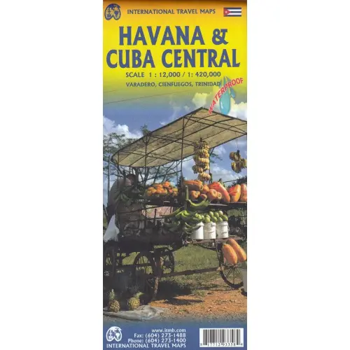 Havana & Cuba Central, 1:12 000 / 1:420 000