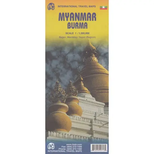 Myanmar (Burma), 1:1 350 000
