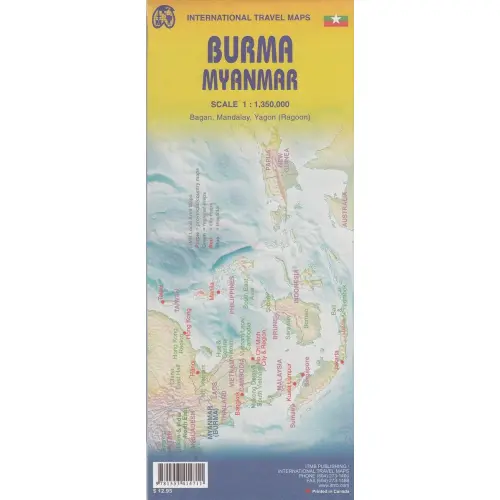Myanmar (Burma), 1:1 350 000