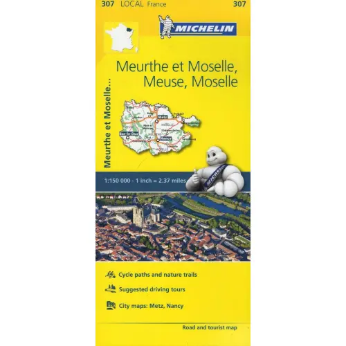 Meurthe-et-Moselle, Meuse, Moselle, 1:150 000