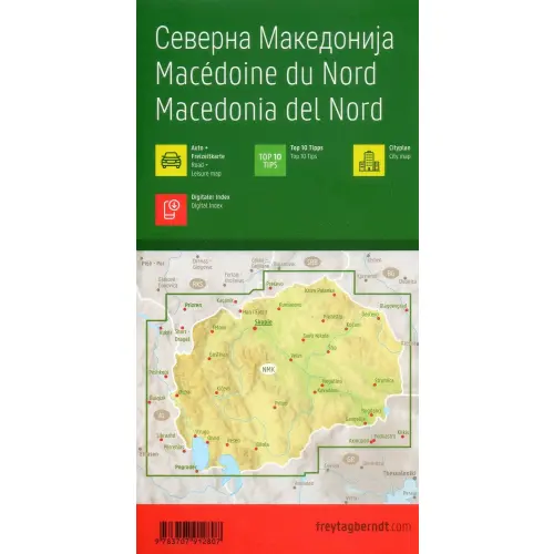 Macedonia północna, 1:200 000