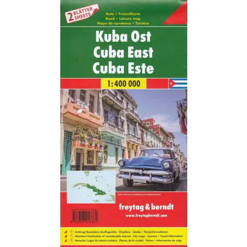 Kuba Wschodnia, Kuba Zachodnia, 1:400 000