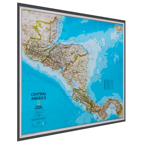 Ameryka Centralna Classic mapa ścienna polityczna na podkładzie 1:2 541 000