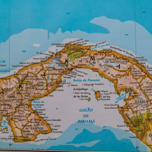 Ameryka Centralna Classic mapa ścienna polityczna arkusz papierowy 1:2 541 000