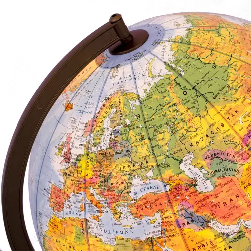 Globus polityczno-fizyczny podświetlany 42 cm Zachem