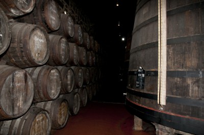 Beczki z winem Porto