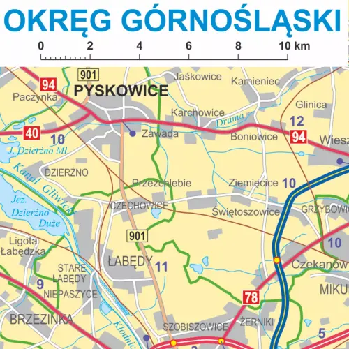 Polska mapa ścienna administracyjno-drogowa na podkładzie magnetycznym, 1:350 000, ArtGlob