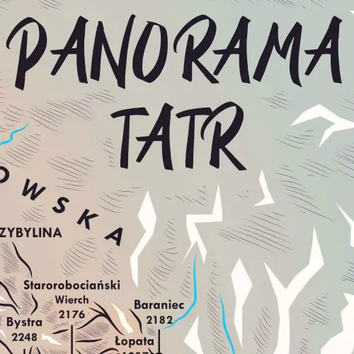 Panorama Tatr plansza na podkładzie w drewnianej ramie 600 x 400 mm, ArtGlob