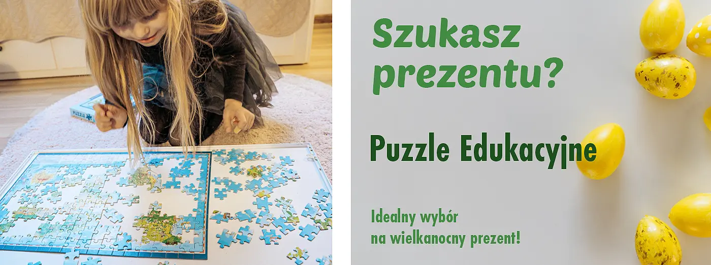 Preznet na Zajączka - puzzle dla dzieci