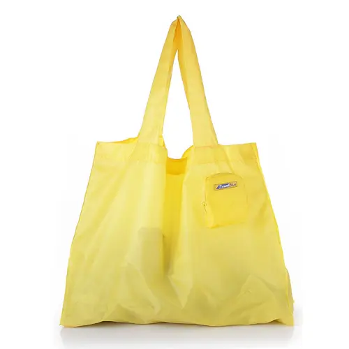Składana torba na zakupy 32 litry - żółta
