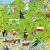 Europa Młodego Odkrywcy mapa ścienna dla dzieci na podkładzie magnetycznym