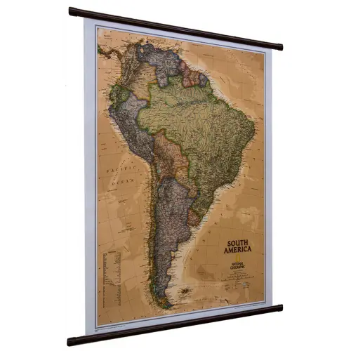 Ameryka Południowa Executive mapa ścienna polityczna, 1:11 121 000