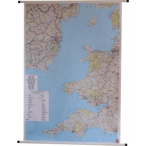 Anglia i Walia mapa ścienna samochodowa 1:400 000 Freytag & Berndt
