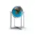 Steel Blue ekskluzywny globus podświetlany, kula 50 cm, Nova Rico