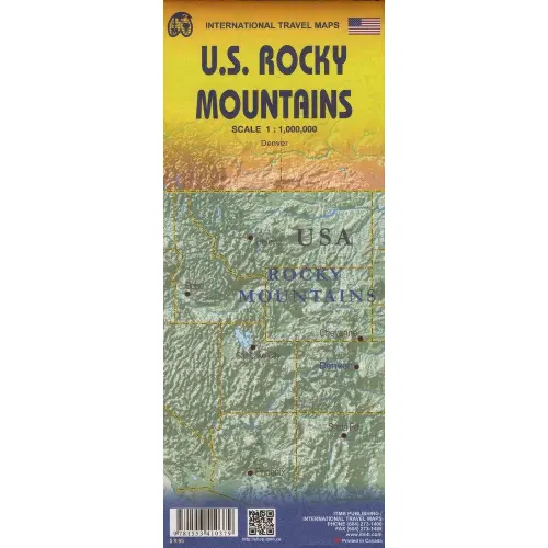 U.S. Rocky Mountains, 1:1 000 000