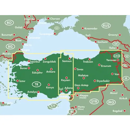 Turcja mapa 1:800 000 Freytag & Berndt