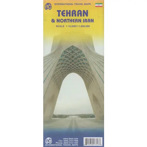 Teheran i Północny Iran 1:15 000 / 1:1 800 000 ITMB