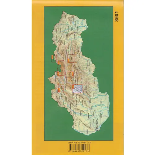 Góry Krzemnickie mapa 1:35 000 TatraPlan