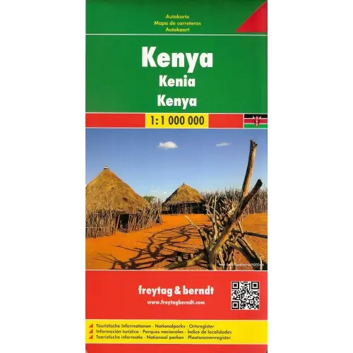 Kenia mapa 1:1 000 000 Freytag & Berndt
