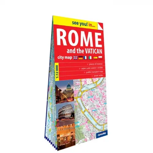 Rome and the Vatican, 1:12 000
