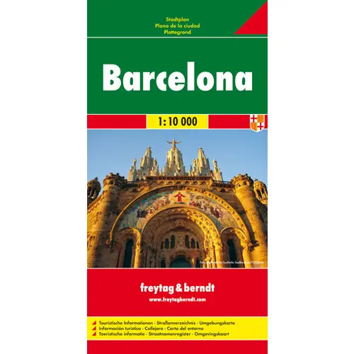 Barcelona mapa 1:10 000 Freytag & Berndt