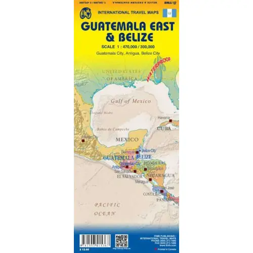 Belize & Eastern Guatemala, 1:300 000 / 1:470 000