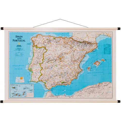 Hiszpania i Portugalia Classic mapa ścienna polityczna 1:2 074 000