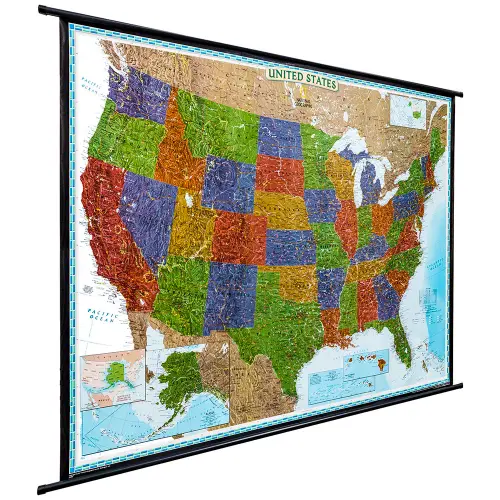 USA Decorator mapa ścienna polityczna 1:2 815 000