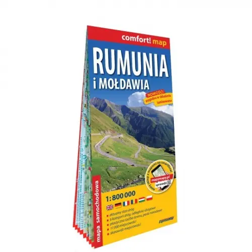 Rumunia i Mołdawia, 1:800 000