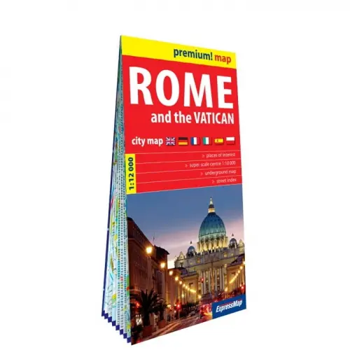 Rome and the Vatican, 1:12 000