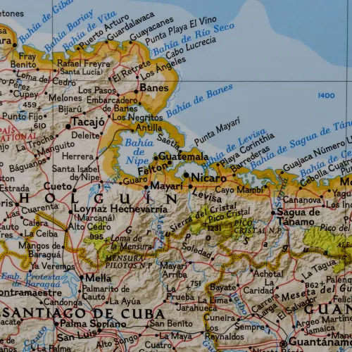 Kuba Classic mapa ścienna polityczna arkusz papierowy 1:1 500 000