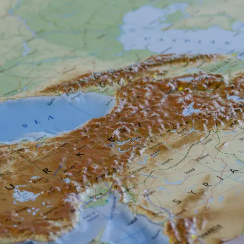 Europa mapa plastyczna 1:7 000 000