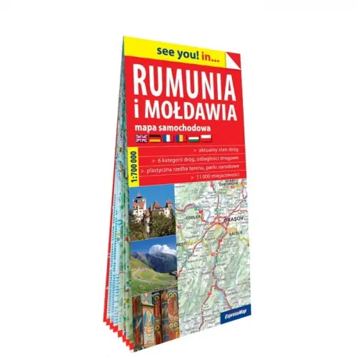 Rumunia i Mołdawia, 1:810 000