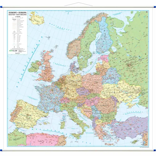 Europa mapa ścienna polityczna 1:2 250 000