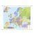 Europa mapa ścienna kody pocztowe, 1:4 500 000