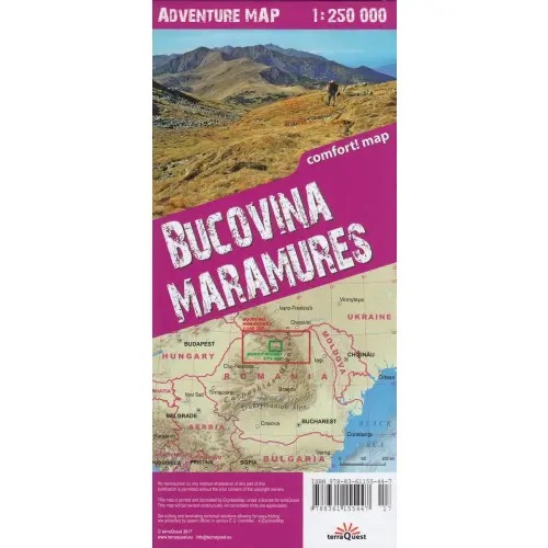 Bucovina, Maramures, 1:250 000